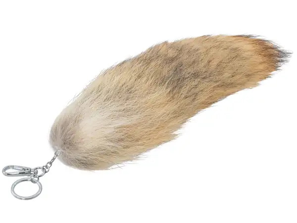 Fuchsschwanz Anhänger Coyote (Echtfell)